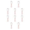 thumbnail image 3 of Guardurnaity Limpiadores de lengua Raspador Cuidado de la boca Herramienta Cepillo de higiene Plástico Útil Cepillo de reutilizable de doble cara Rosa claro 10Conjunto, 3 of 6