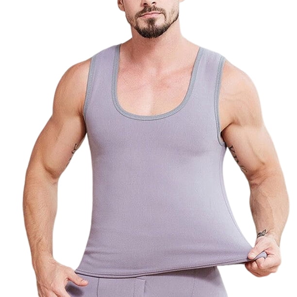 Qarigey Chaleco Cómodo Transpirable Sudor Realsing Chaleco Moderno Simplemente Ocio Interior Sin Mangas Ciclismo Escalada Correr Montar Camisetas Gris Claro M Qarigey AP013681-08