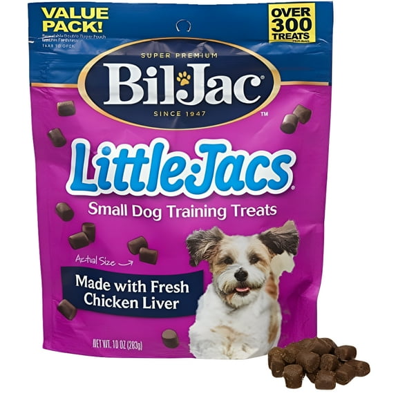 Bil-Jac Little Jacs Small Dog Treat - Liver - 10 Oz