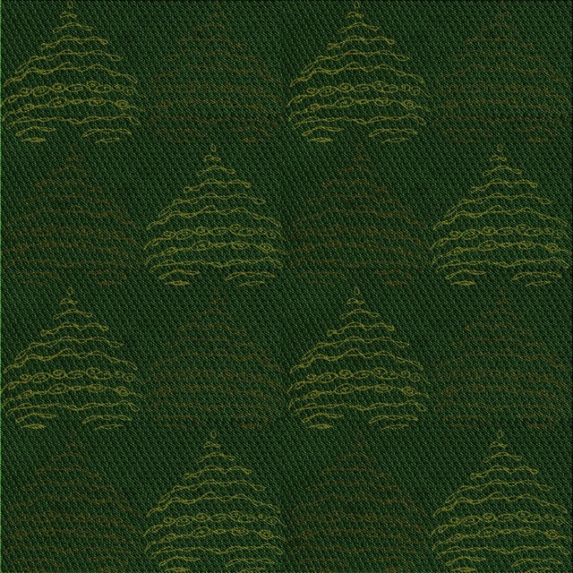 Ahgly Company Machine Washable Indoor Square Transitional Deep Emerald Green Area Rugs, 5' Square