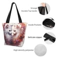 thumbnail image 4 of Disketp White Red Cat Couple Bolsa de Hombro Casual para Mujer, Bolso Cruzado para Compras, Viajes y Uso Diario, 4 of 6