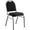 Black, variant on NPS 9200 Series 35" Metal and Fabric Stack Chair in Ebony Black/Silvervein