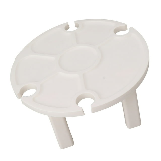 Portable Foldable Picnic Table, Convenient Outdoor Folding Table with Wine Glass Holder, Hook Design, Easy to Clean for Outdoor Party