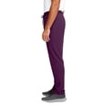 thumbnail image 4 of Domuza Athletic Pants Men Elastic Waist Drawstring Wide Leg Hiking Sweatpants Stretchy Lightweight Thin Sweat Pants Purple 2XL, 4 of 6