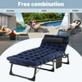 thumbnail image 5 of MOPHOTO XL Folding Camping Cot for Adults & Kids,Adjustable 5-Position Folding Bed with 2-Sided Mattress & Pillow,Folding Sleeping Cots, 5 of 10