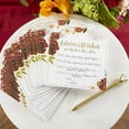 thumbnail image 5 of Kate Aspen Burgundy Blush Floral Wedding Guest Book Alternative, 50PCS Advice Card & 50PCS Tent Place Card- Decor Favors for Wedding, Bridal Shower, Birthday & Tea Party, 5 of 8