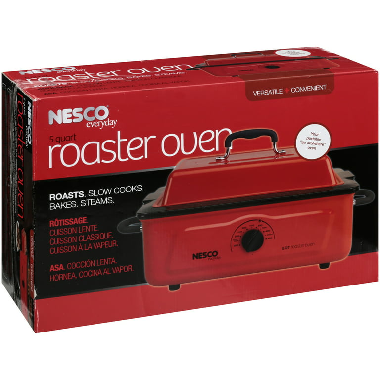 Nesco 4818-12 Classic Roaster Oven 18-Quart Porcelain Cookwell
