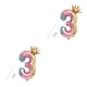 thumbnail image 1 of Bearachild Globos de cumpleaños de 32 pulgadas con decoración de fiesta de cumpleaños de color degradado globo de papel de aluminio cuatro 2Conjunto, 1 of 6