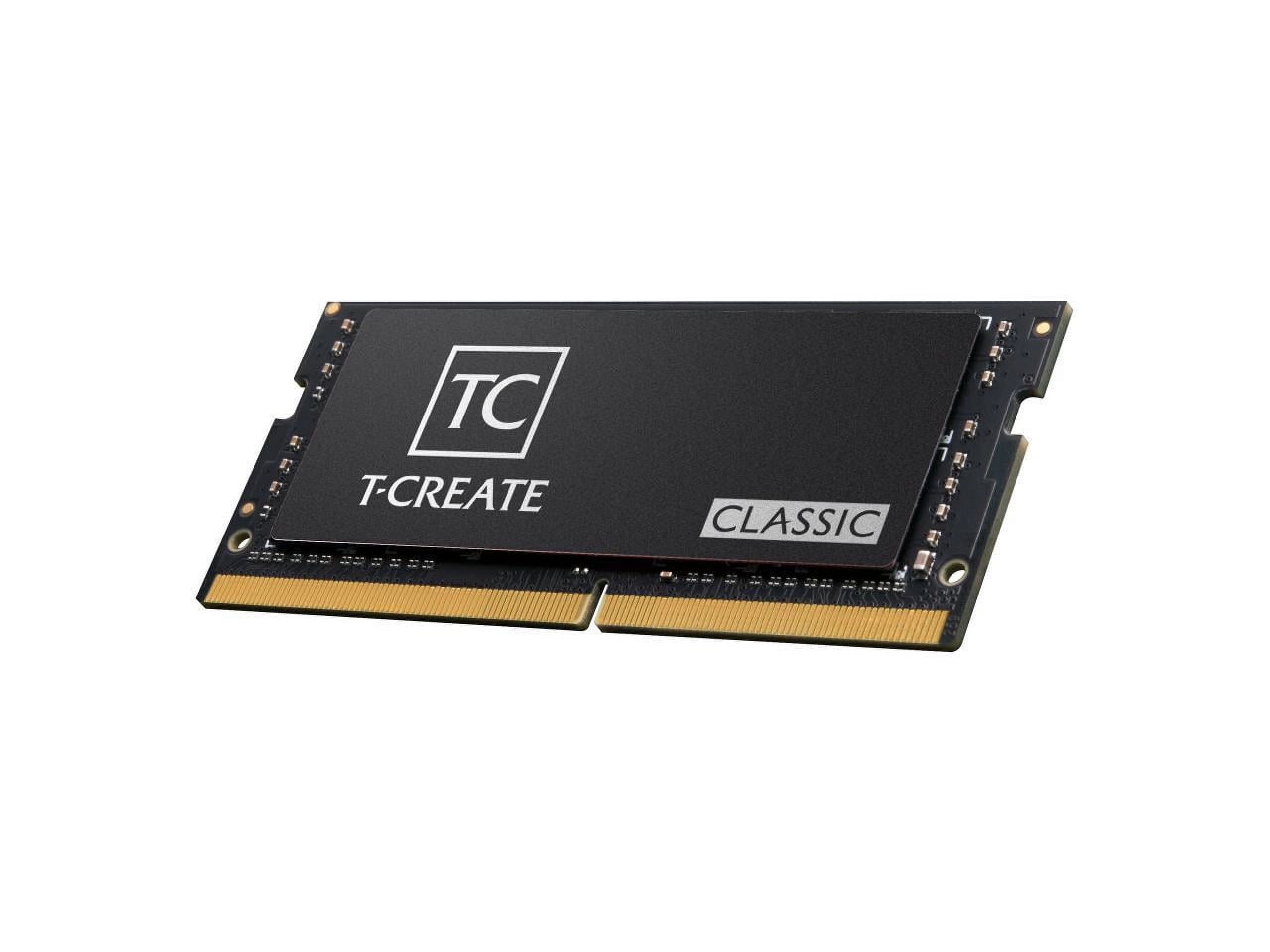 メモリー T-CREATE DDR4 3200MHz 32GB (16GB x 2) Team T-CREATE CLASSIC 32GB (2 x 16GB) 260 Pin Non-ECC Unbuffered
