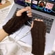 thumbnail image 3 of Xihbxyly Ventas Hoy Liquidación Mujeres Guantes Calefactables Port Usb, Manoplas Calefactables para Mujer, Cálidos Calefactables de Doble Cara para Invierno, Manos Completas, Recargables Port Usb, 3 of 5