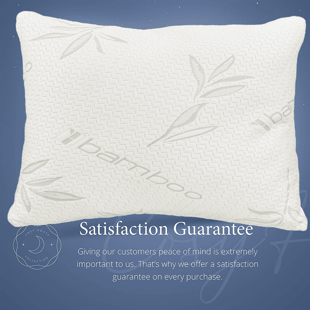 Lowestbest Memory Pillow, Memory Foam Pillow with Bamboo, Bed Adjustable Fit Pillows for Sleeping, Pillow with Washable Removable, 2pcs Lowestbest Memory Pillow, Memory Foam Pillow with Bamboo, Bed Adjustable Fit Pillows for Sleeping, Pillow with Washable Removable, 2pcs