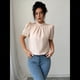 thumbnail image 5 of Camisa de Verano para Mujer, de Corta, con Volantes, Cuello Alto, Floral, , 2025, Blusas Informales, Tops Caqui M, 5 of 8