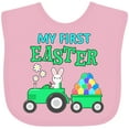 thumbnail image 3 of Inktastic My First Easter Bunny and Tractor Boys or Girls Baby Bib, 3 of 4