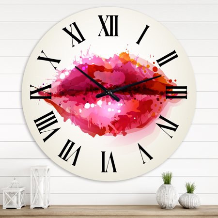 Designart 1 in Modern,Contemporary Wall Clock