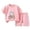 Pink, variant on Clothes for Toddler Baby Girls 3 6 12 18 24 Months 2T 3T 4T 5T Boys Summer Outfits Short Sleeve Embroidery Baseball T-shirt & Plaid Shorts Set Pjs for Kids Blue,9-18 Months