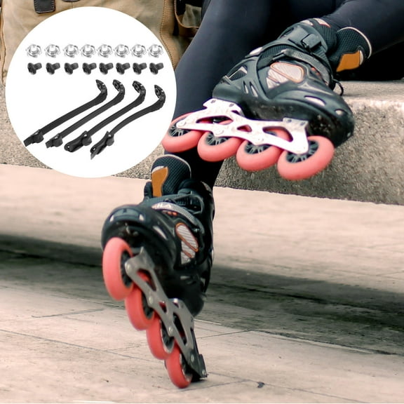 PBPBOX Roller Shoes Supplies Length Adjustable Roller Skate Shoes 4pcs Assorted Color