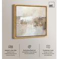 thumbnail image 2 of Windswept Reverie I Canvas Minimalist Abstract by Art Remedy, Gold Frame, 40" x 40", 2 of 7