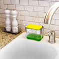 thumbnail image 2 of Kitchen Sponge Bracket Press Soap Liquid Box Soap Dispenser Manual Kitchen Press For Family School Office, 2 of 7