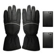 thumbnail image 1 of Motocicleta Guantes térmicos eléctricos Pan táctil Invierno Cálido Baoblaze Mujeres calentadas guantes., 1 of 8