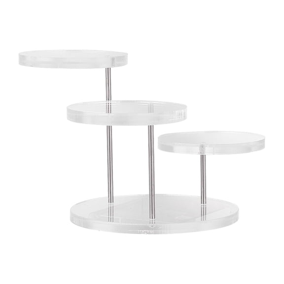 Soimiss 1 Set Rings Display Stands Transparent Acrylic Multilayer Design for Retailers