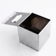 thumbnail image 4 of Cateissary Soporte para pañuelos plateado, tamaño fácil de instalar para baños domésticos, servilletero, caja de pañuelos Accesorios de baño, 4 of 6