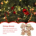 thumbnail image 3 of Advancent Paquete de 100 adornos de rebanadas de madera, colgante bonito, decoración navideña Multicolor, artes y manualidades de estilo Kits de decoración para fiestas Color del tronco del árbol 1, 3 of 6