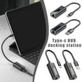 thumbnail image 3 of CNKOO Adaptateur USB C vers Ethernet Type-C 3.0 vers Réseau RJ45 100/1000Mbps Gigabit Y1R3, 3 of 7