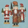 thumbnail image 2 of Brown, David Carter 20x20 White Modern Wood Framed Museum Art Print Titled - Santa Nutcrackers, 2 of 4