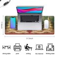 thumbnail image 3 of Washable Mouse Pad,Welcome Christmas Snowflake Rectangle Mouse Mat Waterproof Mouse Pad Non Slip Rubber Gaming Mouse Pad for Gaming Gift (31.5x11.8in), 3 of 6
