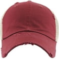 thumbnail image 3 of Ponytail Messy High Bun Adjustable Mesh Trucker Baseball Cap, 3 of 7