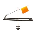 thumbnail image 2 of Almencla Ice Fishing Rod Tip up Fishing Tackle Folded Portable with Orange Pole Flags, 2 of 8