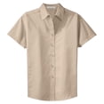 thumbnail image 6 of Yellow Rooster Womens Short Sleeve Easy Care Shirt Stone 3XL, 6 of 7