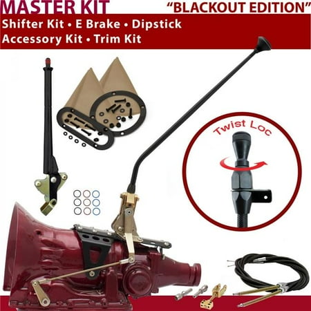 American Shifter 518 Shifter Kit 23 in. E Brake Cable Trim Kit Dipstick for D02F4
