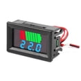 thumbnail image 1 of 12-72V Battery Charge Indicator Lithium Battery Capacity Meter Digital Display Blue, 1 of 3