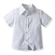thumbnail image 5 of Herrnalise Ropa de caballero para niños Verano Camiseta de manga corta Pantalones cortos con tirantes Corbata Conjunto de cuatro piezas Ahorros de verano, 5 of 7