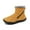 Earthy Yellow, variant on Stepedia Boys Girls Snow Boots Waterproof Non-slip Cold Weather Faux Fur Lined Kids Winter Shoes
