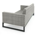 thumbnail image 2 of RST Brands Milo Aluminum Modern Outdoor Gray 78-Inch Sofa - Spa Blue, 2 of 7