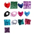 thumbnail image 2 of relayinert 2pieces Square Scarves For Women Wide Application And Multiple Colors Available Elegant blue green, 2 of 6