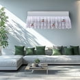 thumbnail image 3 of Elegant Hollow Print Indoor Curtain Air Conditioner Windshield For Living Room Bedroom Decorative Functional Smart Home Accessory, 3 of 3