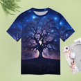 thumbnail image 4 of Tree with Life Women's T-Shirt Short Sleeve T Shirts Tops Tee Ladies Loose T, 4 of 6