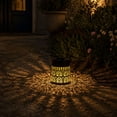 thumbnail image 4 of Decorative Solars Mandala Lights,Colorful RGB Hole Wall Lamp,Metal Solars Powered Outdoors Deck Steps Walls Lights,Mandala Theme Waterproof Fence Light for Garden Post Patio Backyard Yard Decor, 4 of 6