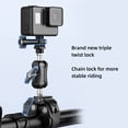 thumbnail image 5 of Elook Bicycle Camera Mount Clamp Super Clamp Pole Mount for Phone, Insta360 x4/x3/ONEX2/Go3/GoPro/MO-Action etc, 5 of 9