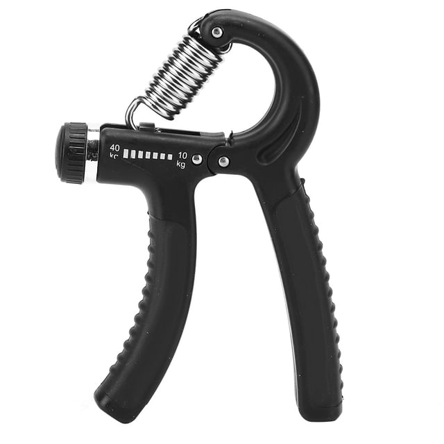 Ejercitador de mano Agarre 10-40 kg Herramienta de ejercicio de entrenamiento de fuerza de muñeca de dedo ajustableNegro YUNYI BRAND Deportes