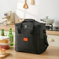 thumbnail image 4 of Bolsa de almuerzo con aislamiento térmico de gran capacidad para acampar y hacer senderismo, bolsas de tela para almacenar alimentos, bolsas de picnic, bolsas térmicas portátiles, bolsas de picnic Oxf, 4 of 6