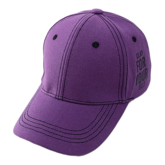 Fitted Cap Letter Print Sun Protective Breathable Children Baseball Cap for Travel