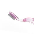 thumbnail image 4 of Curved Eyebrow Comb Plastic Handle Metal Teeth Eyebrows Eyelash Comb Beauty Tool Folding Lash and Brow Makeup Brush (Random Color), 4 of 8