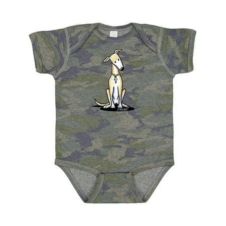 

Inktastic Curious Greyhound Gift Baby Boy or Baby Girl Bodysuit