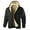 Black, variant on Daznico Jackets for Men,Full Zip Hooded Jacket Soft Lightweight Outdoor Warm Pullover Coat for Casual Wear Comfortable Athletic,Mens Winter Coats,Size:L