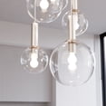 thumbnail image 4 of Sonneman 3765.35 Bubbles 5 Light 26" Wide Multi Light Pendant - Nickel, 4 of 7