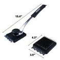 thumbnail image 7 of BBQ Grill Brush for Grate Cleaning with 2 Extra Replacement Heads, Stainless Steel Hand - Brand-Man Grills, 7 of 7